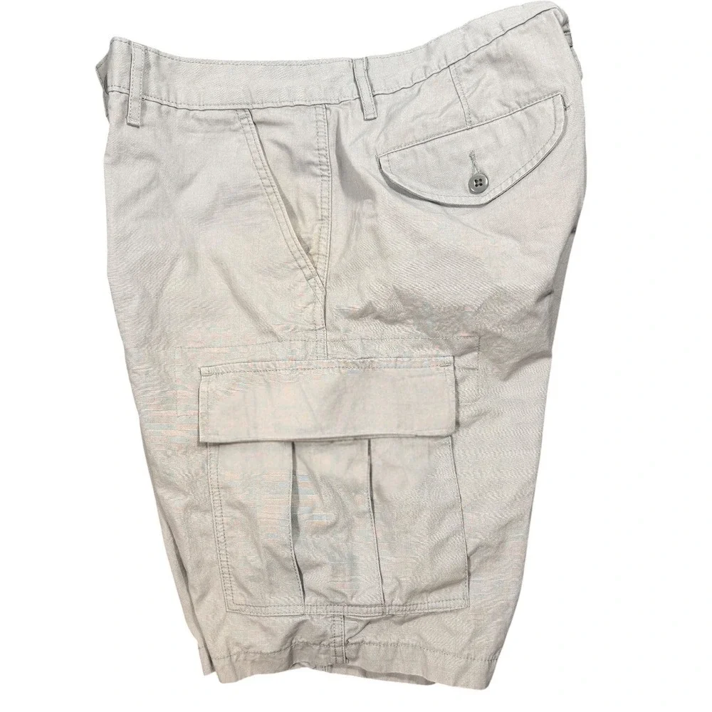 Levi's Cargo Shorts Mens 34 Gray Ripstop Utility Hiking Tactical Casual‎